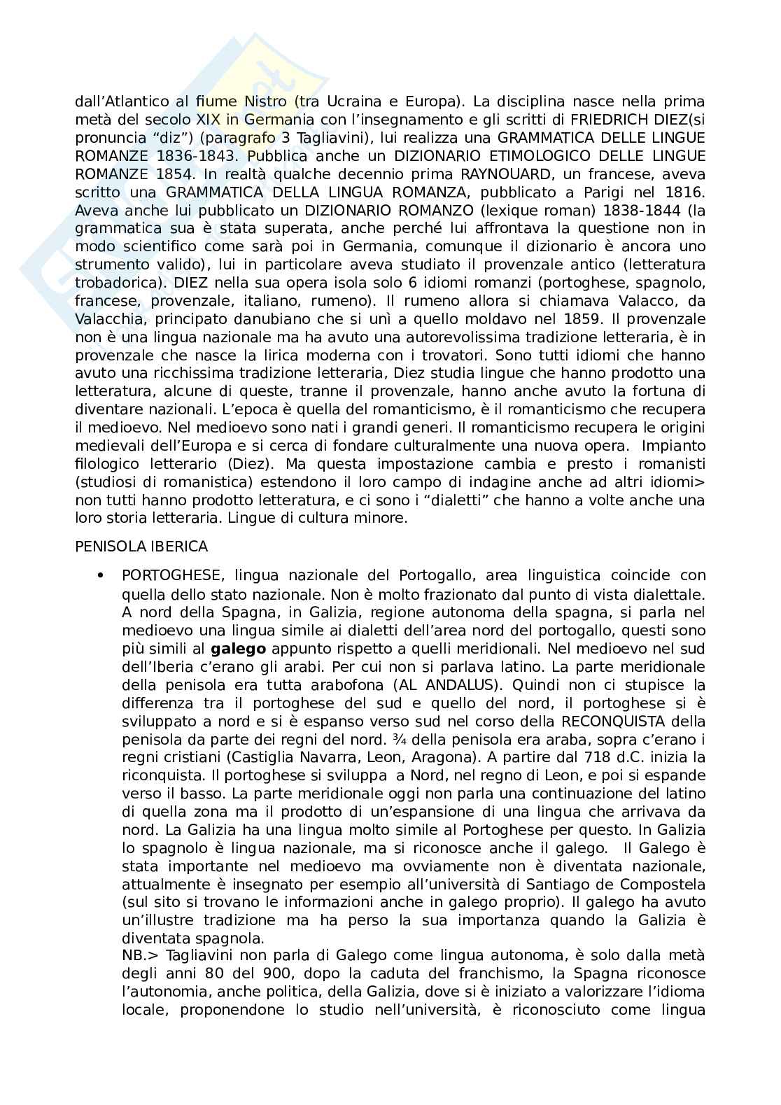 Appunti modulo A e parzialmente B di Filologia romanza Pag. 2
