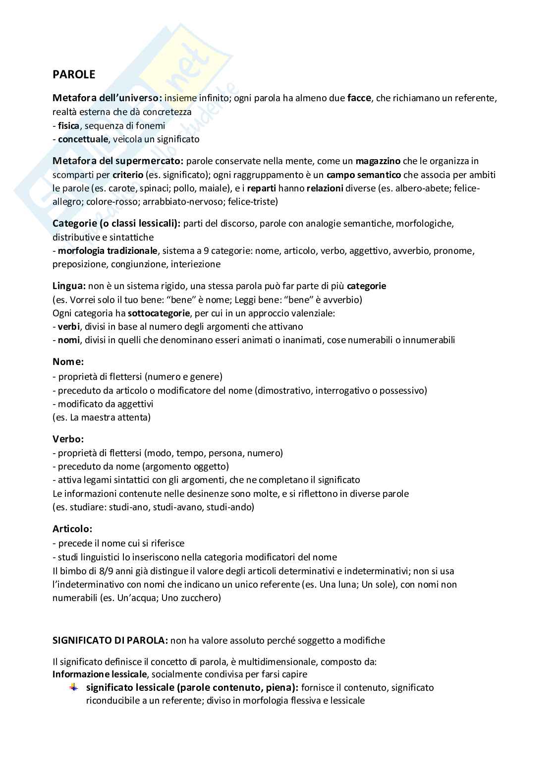 Linguistica italiana con laboratorio (B024295) - Kit completo, teoria e preparazione esame | SFP Notes Vol. 25 Pag. 36