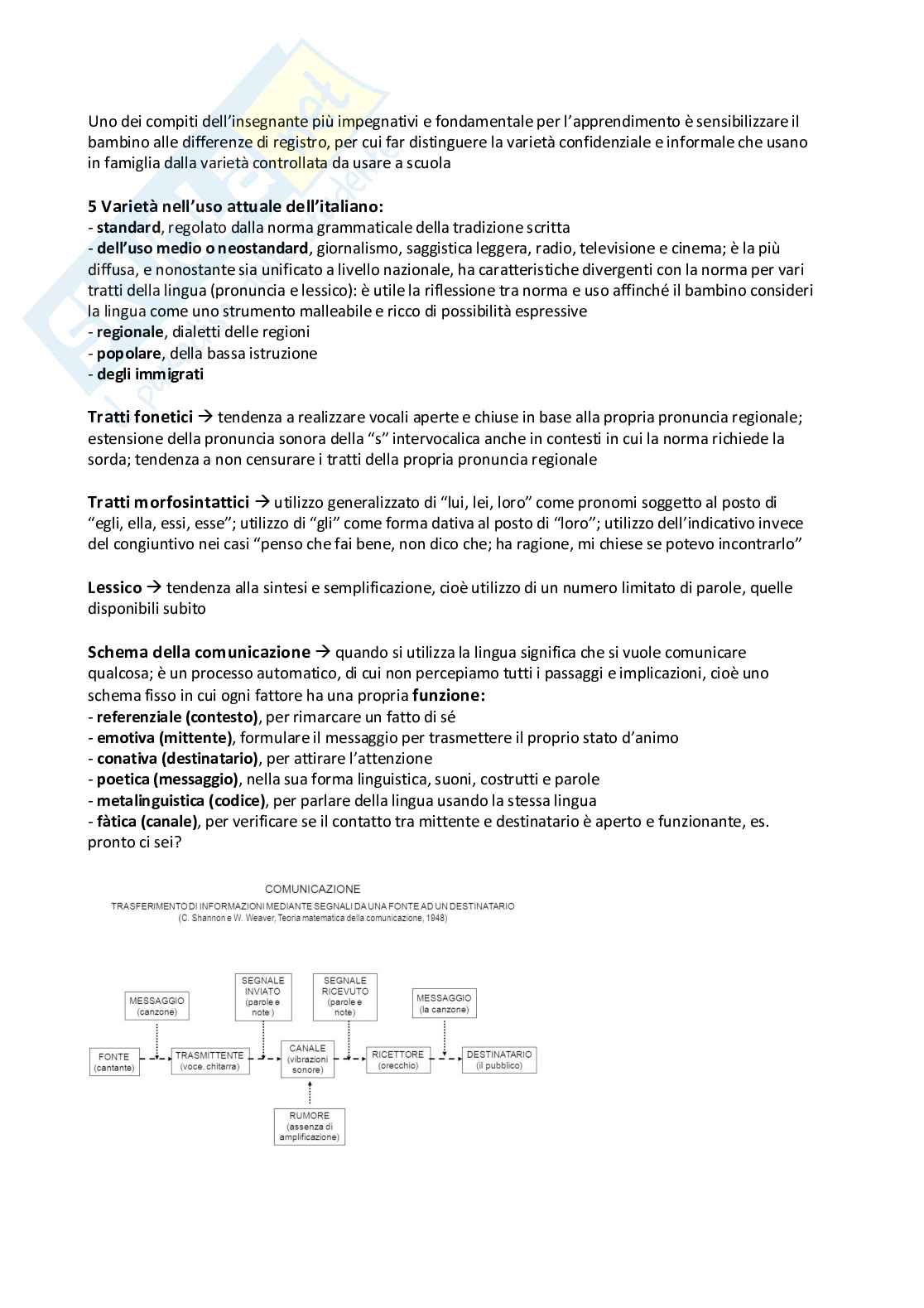 Linguistica italiana con laboratorio (B024295) - Kit completo, teoria e preparazione esame | SFP Notes Vol. 25 Pag. 56