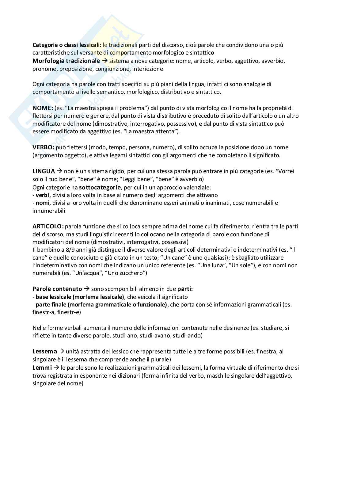 Linguistica italiana con laboratorio (B024295) - Kit completo, teoria e preparazione esame | SFP Notes Vol. 25 Pag. 71