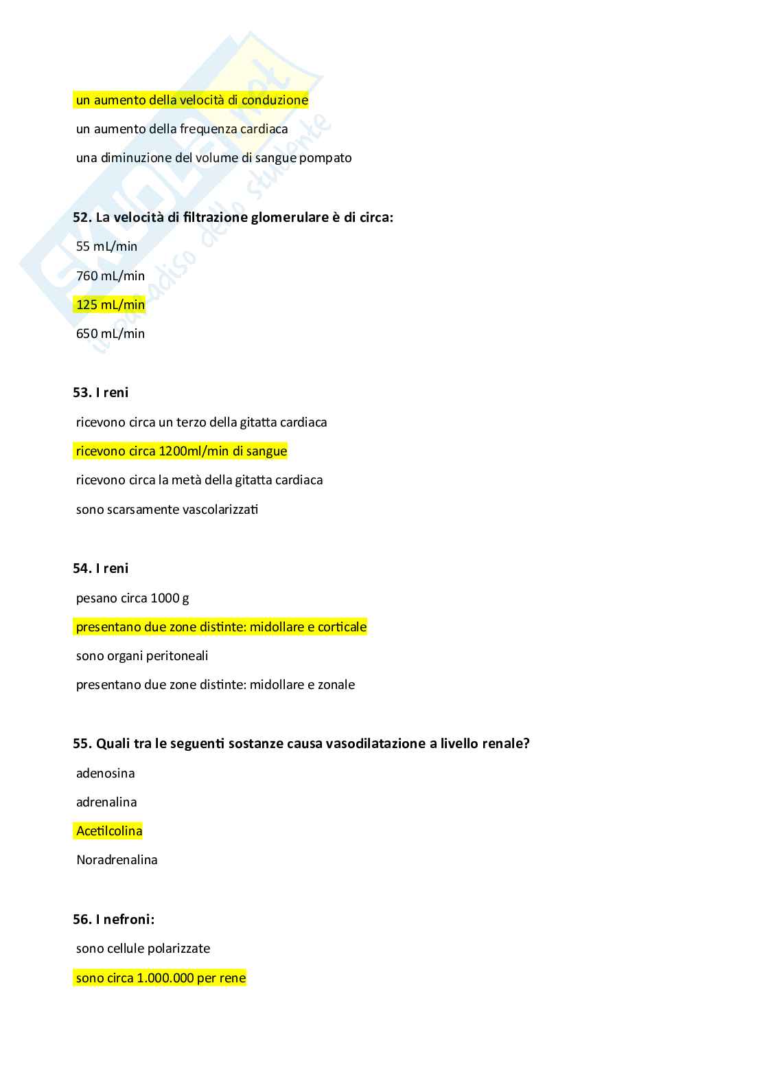 Paniere di Fisiologia Pag. 11