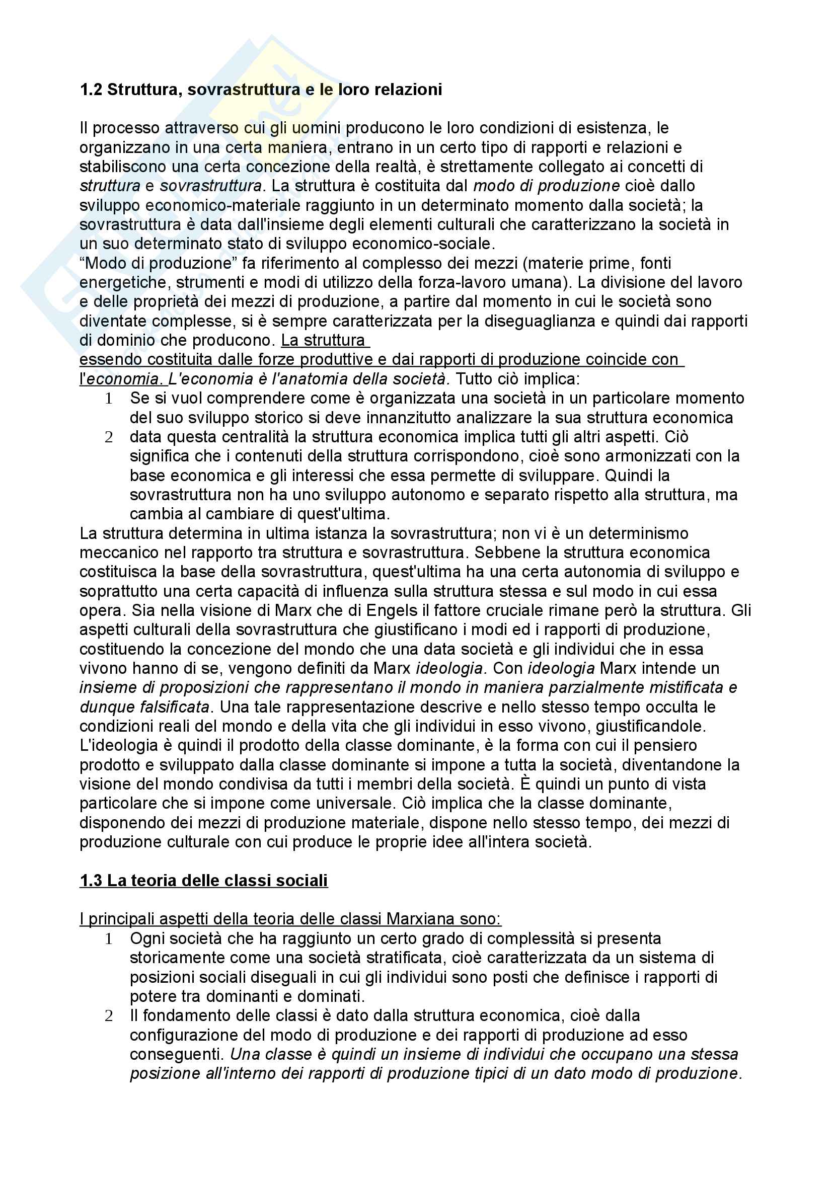 Elementi di Sociologia, Teorie Sociologiche Pag. 6