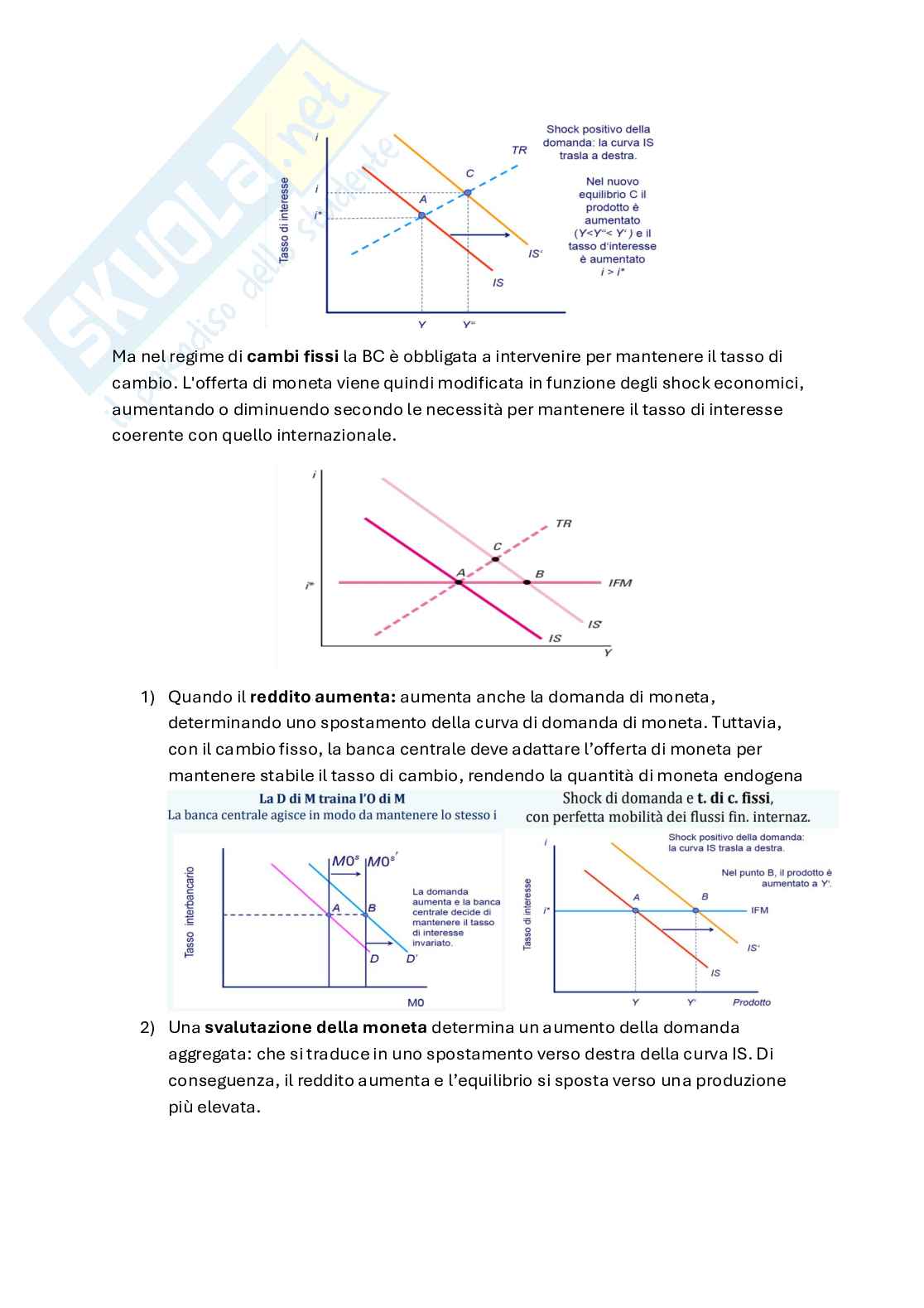 Riassunto esame Macroeconomia, Prof. Parisi Lavinia, libro consigliato Macroeconomia, Wyplosz Pag. 26