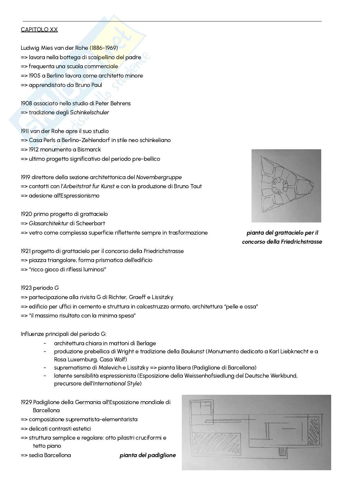 Riassunto esame Storia dell'architettura contemporanea, Prof. Comba Michela, libro consigliato Storia dell'architettura contemporanea, Frampton  Pag. 2