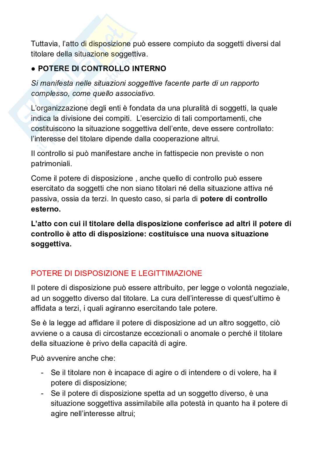 Riassunto esame Diritto privato, Prof. Tardia Ignazio, libro consigliato Manuale di diritto civile , Perlingieri  Pag. 46