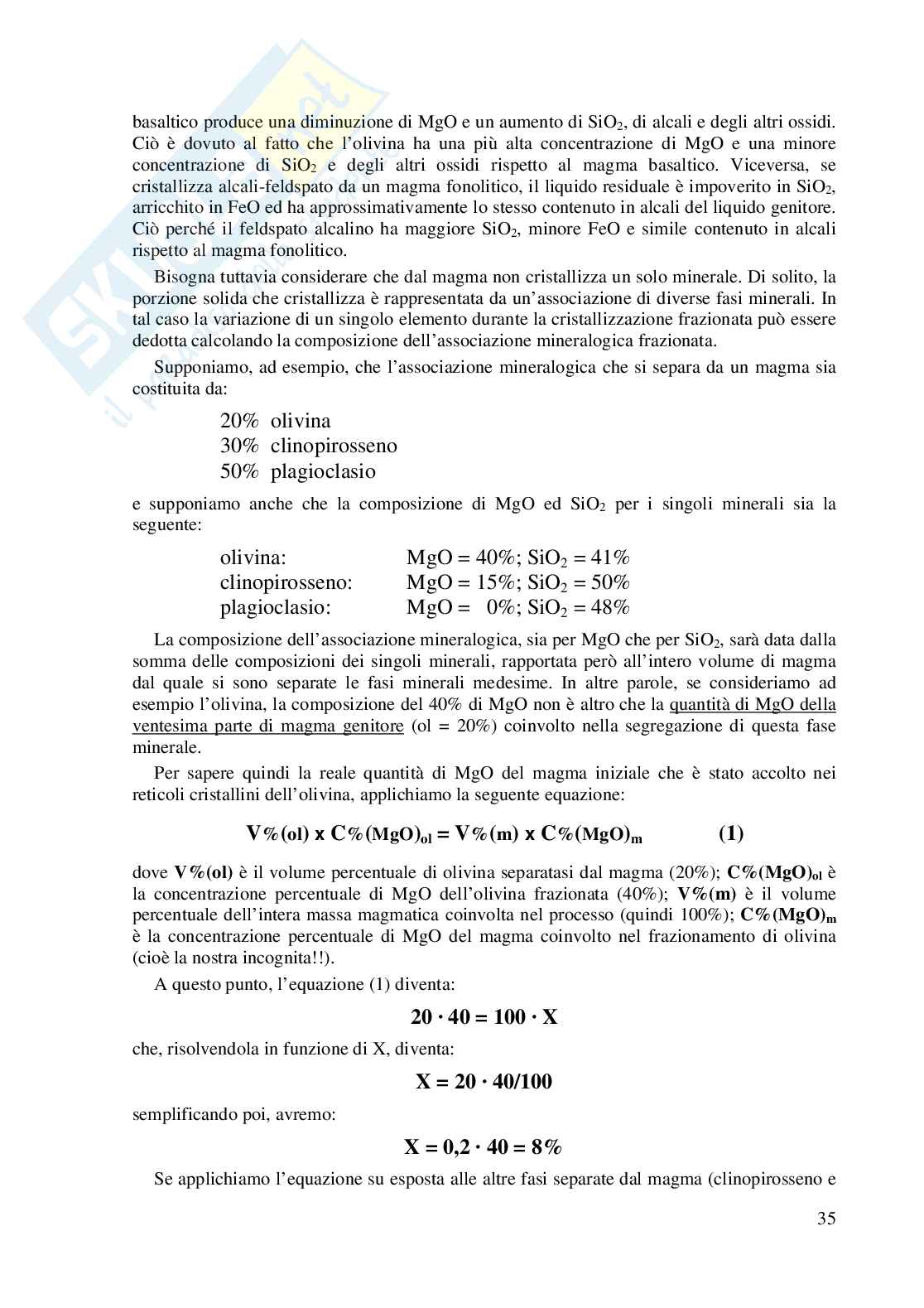 Vulcanologia e Rischio vulcanico Pag. 36