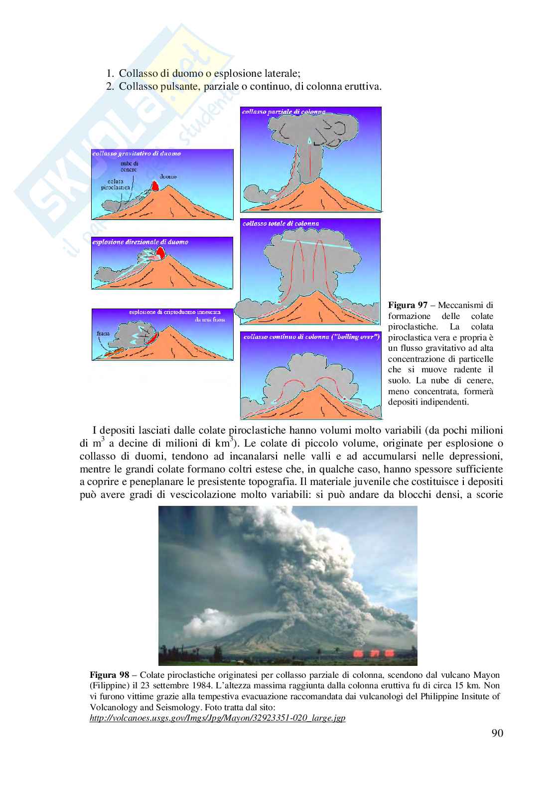 Vulcanologia e Rischio vulcanico Pag. 91