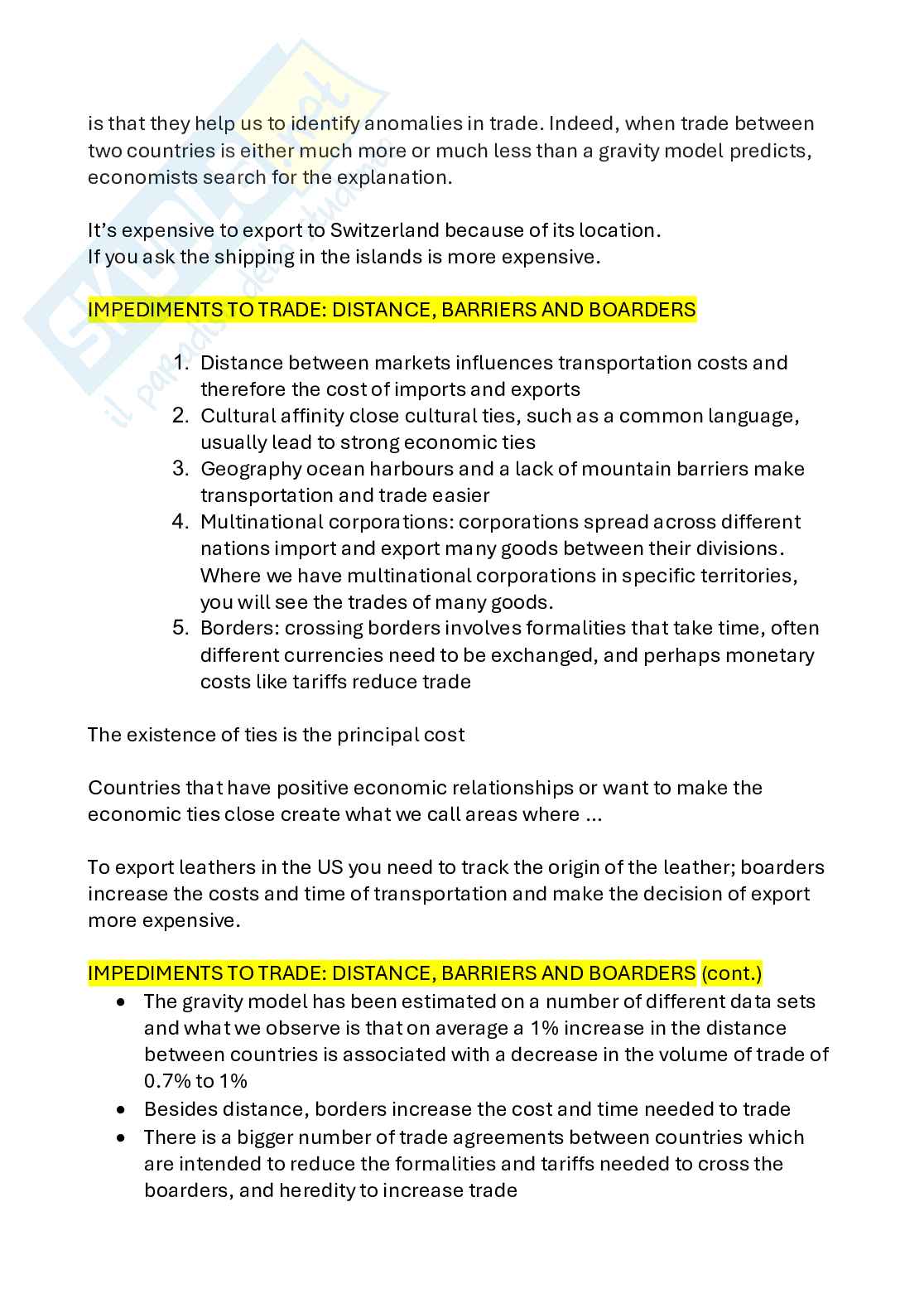 International economics   Pag. 16