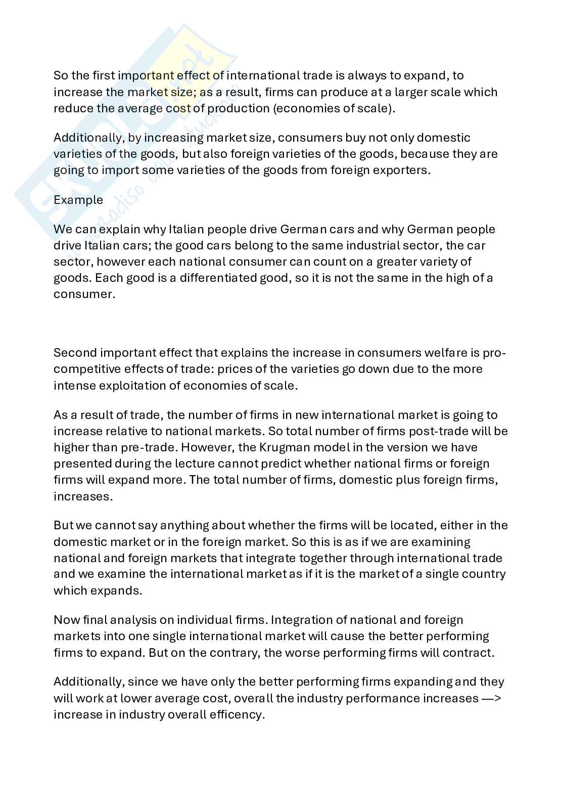 International economics   Pag. 46