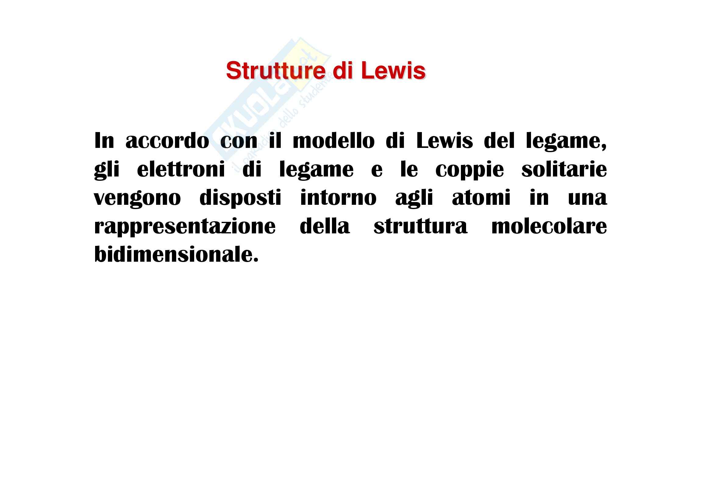 Chimica generale - le strutture di Lewis Pag. 2