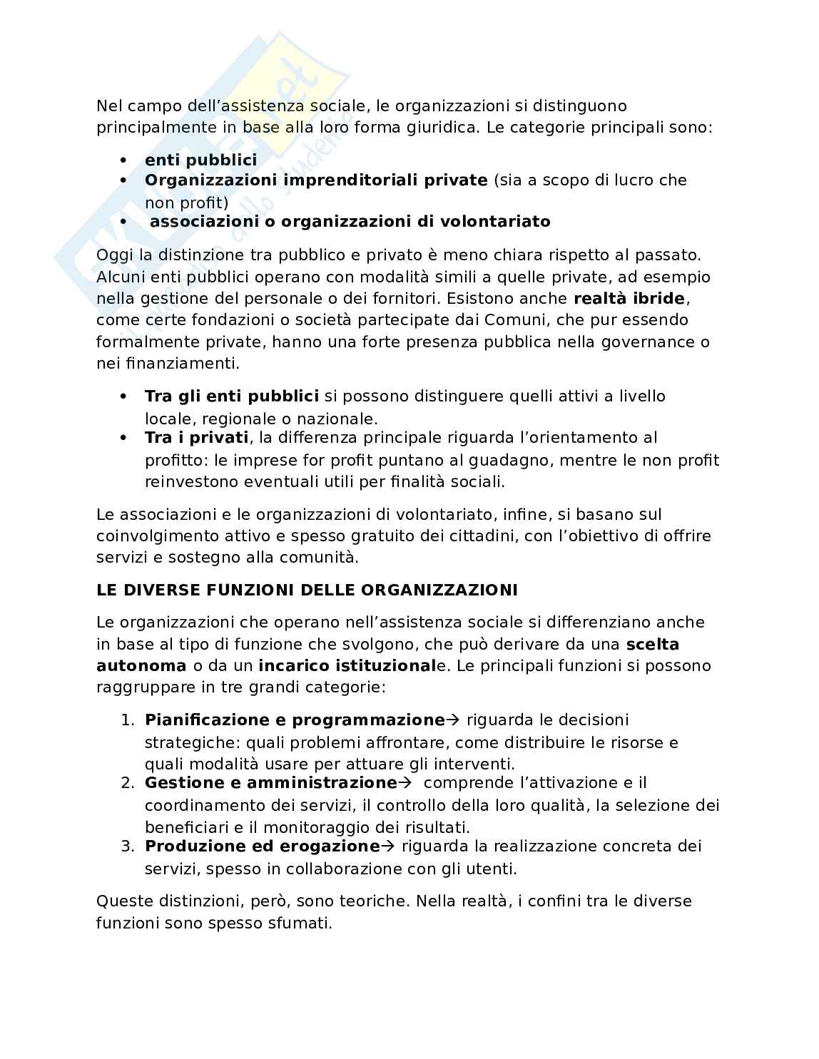 Organizzazione dei servizi socioassistenziali Pag. 51