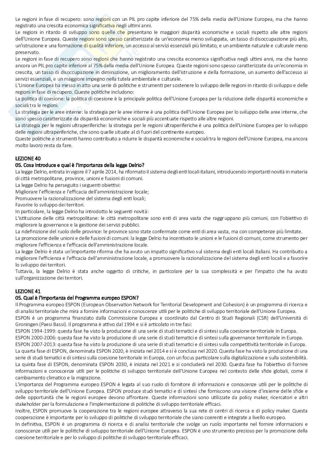 Paniere Politiche e promozione del territorio Pag. 16