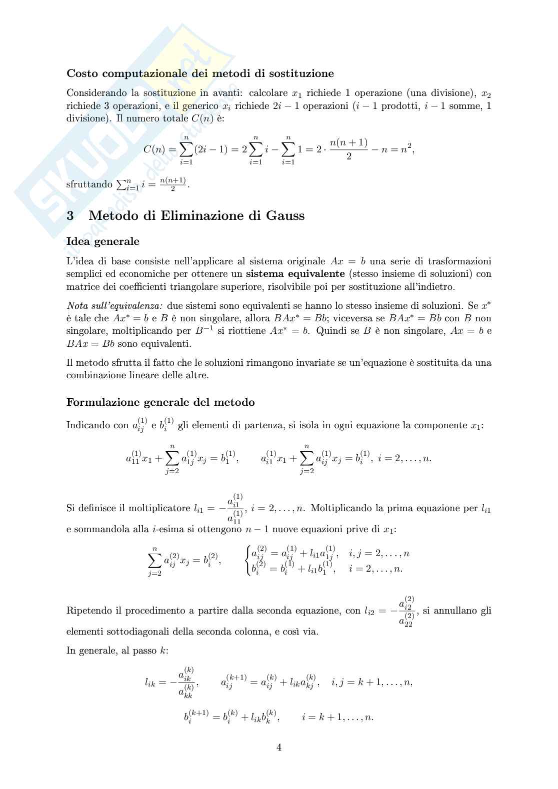 Calcolo numerico  Pag. 21