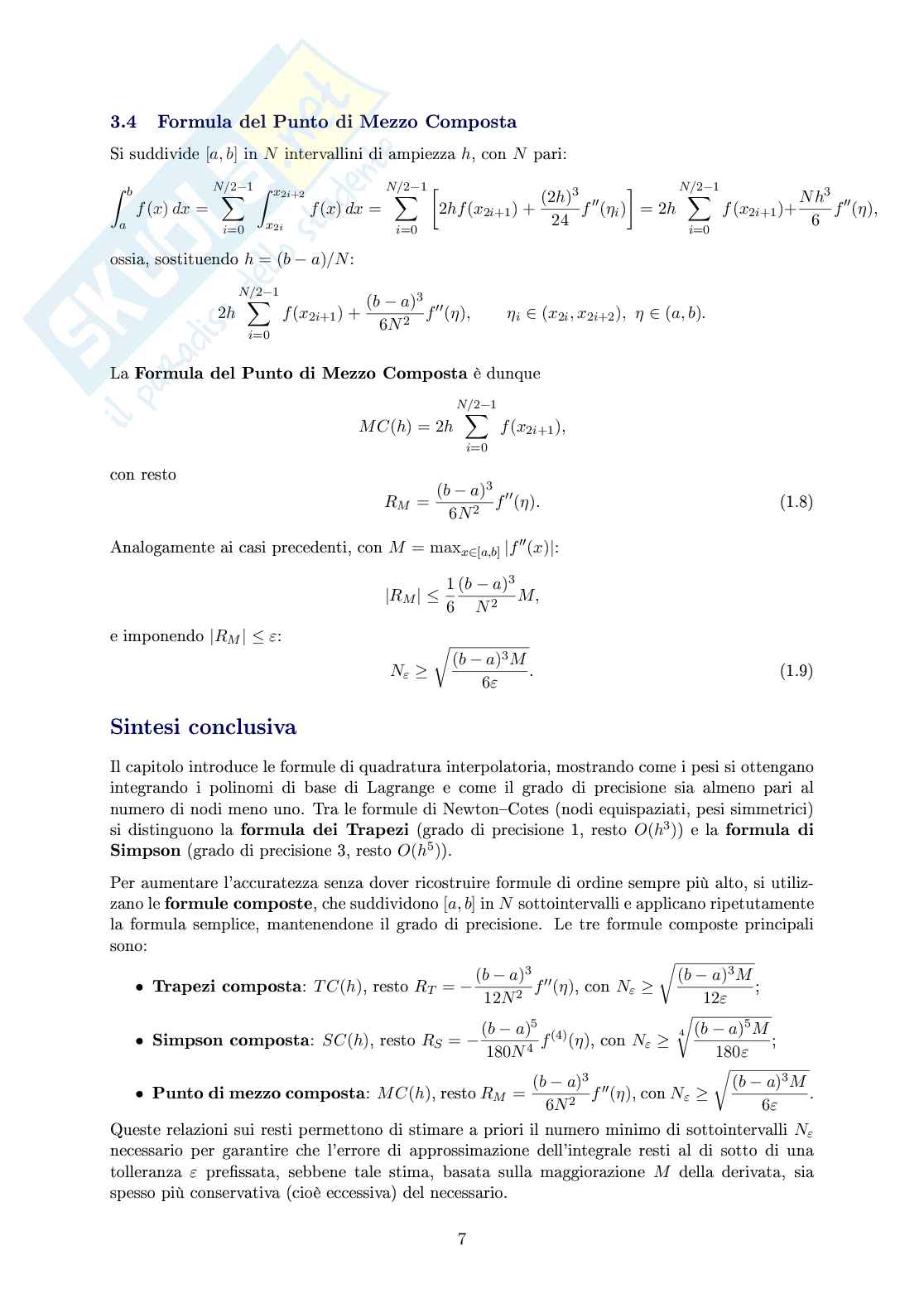 Calcolo numerico  Pag. 41