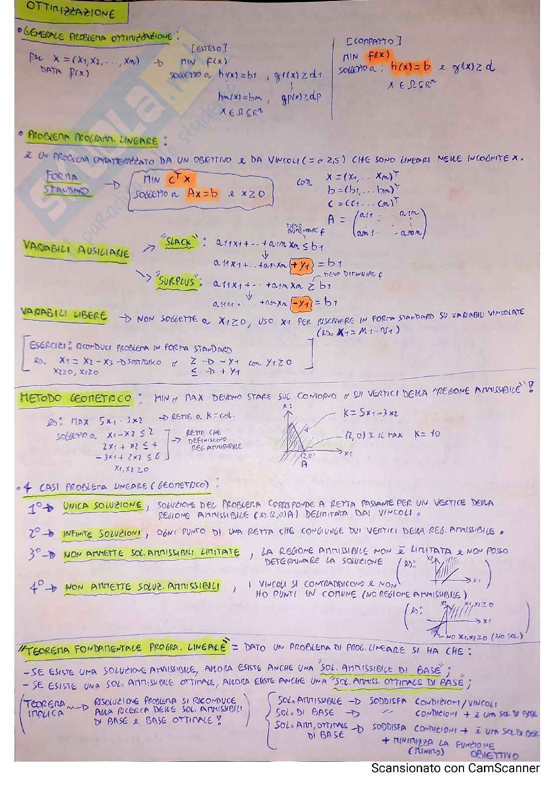 Metodi numerici per l'ingegneria Pag. 1