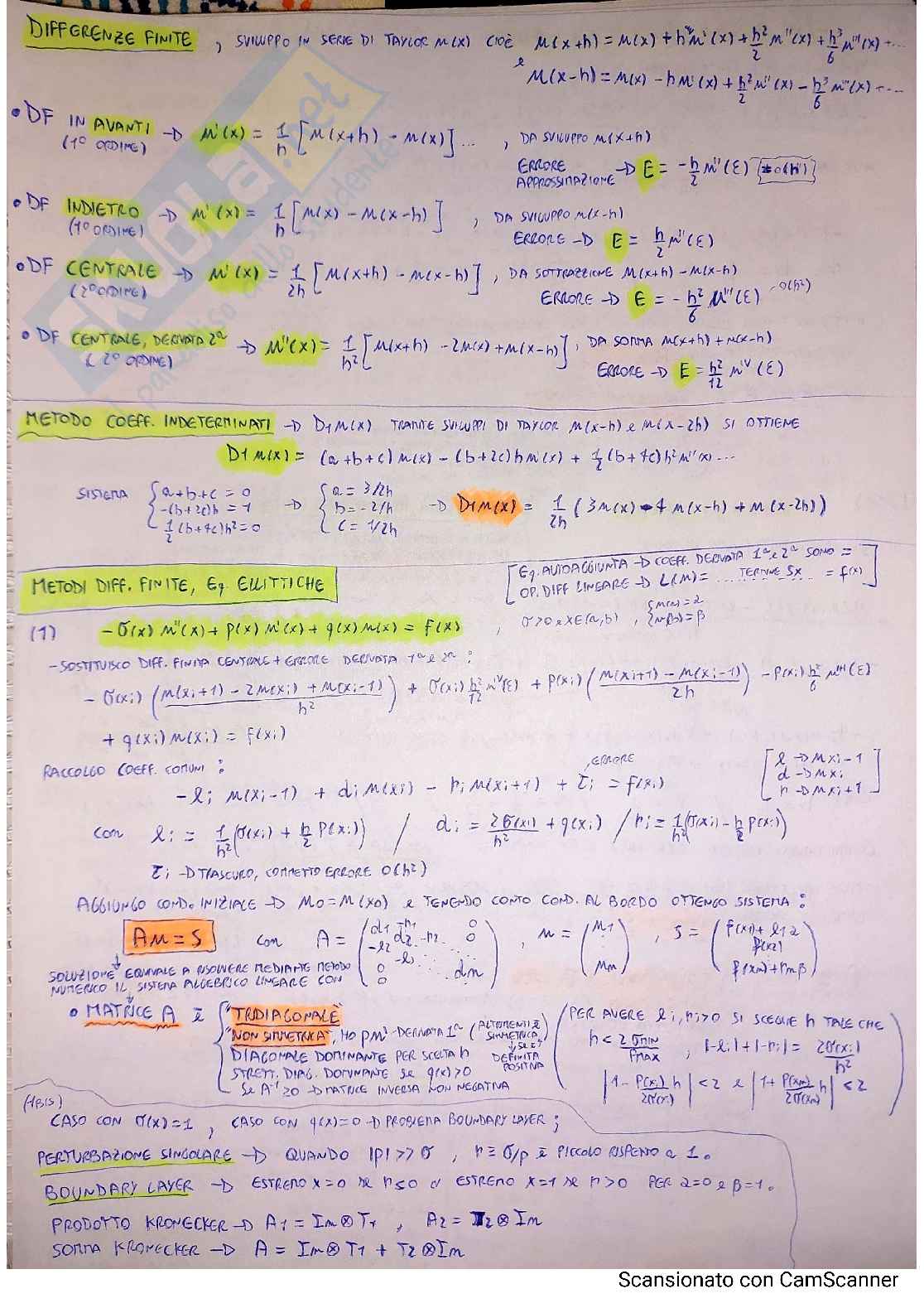 Metodi numerici per l'ingegneria Pag. 11