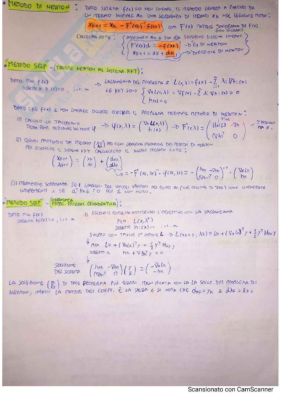 Metodi numerici per l'ingegneria Pag. 6