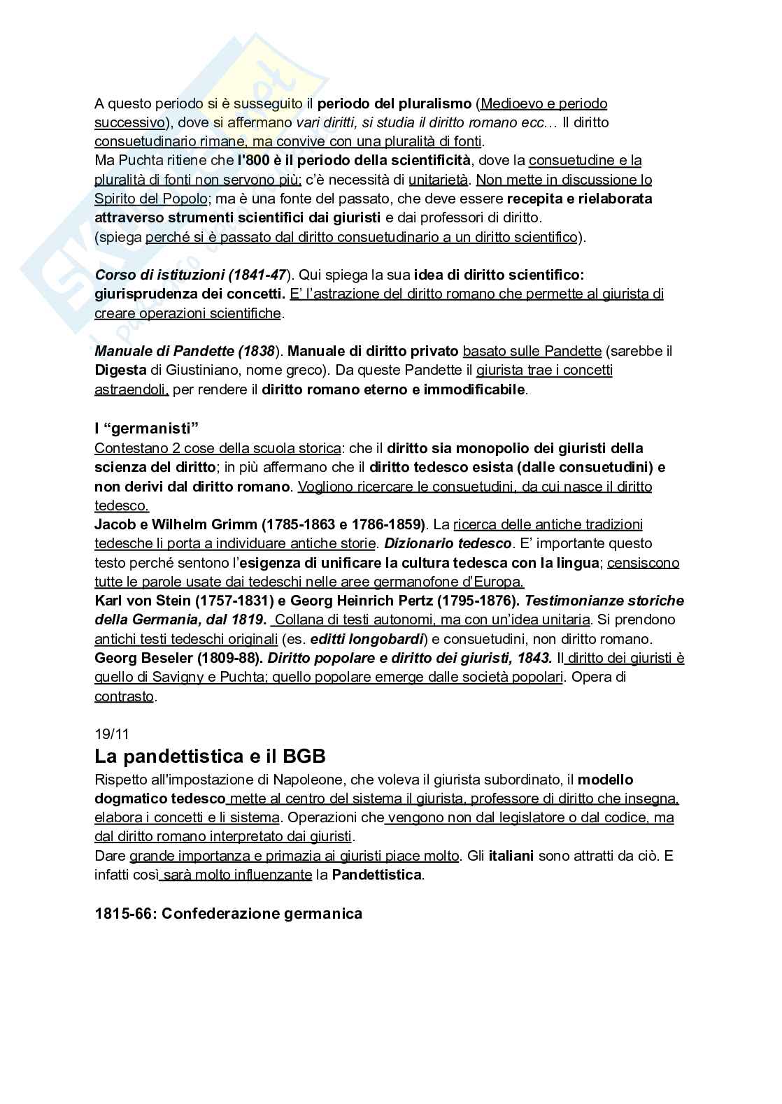Riassunto esame Storia del diritto moderno e contemporaneo, Prof. Tavilla Elio, libro consigliato Tempi del diritto, Tavilla Pag. 26