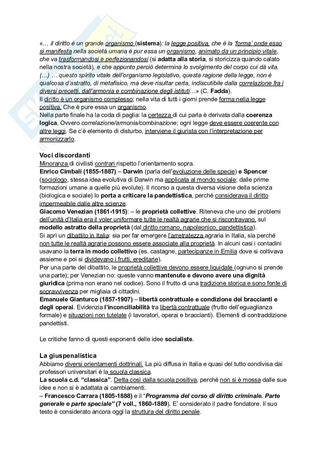 Riassunto esame Storia del diritto moderno e contemporaneo, Prof. Tavilla Elio, libro consigliato Tempi del diritto, Tavilla Pag. 41