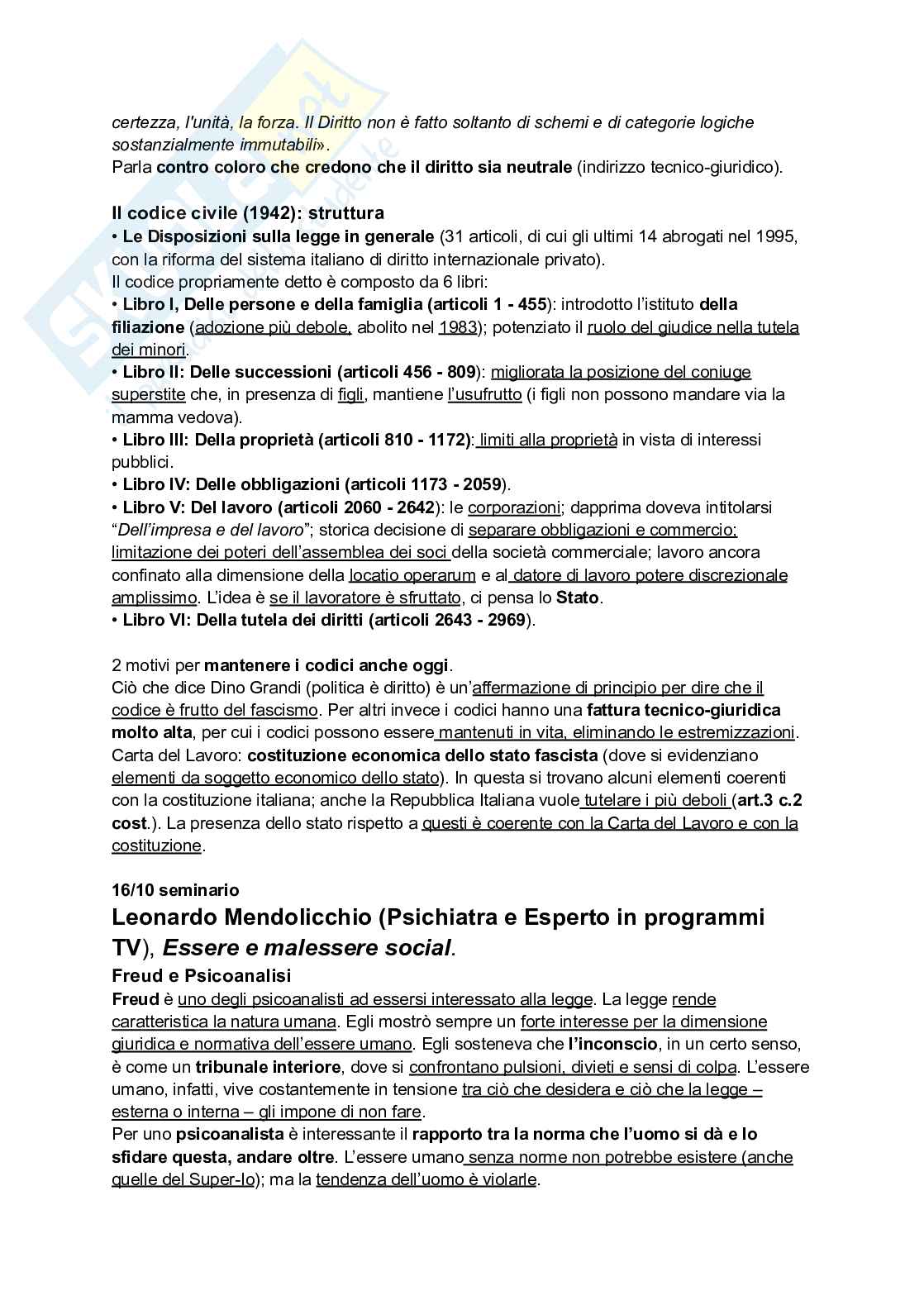 Riassunto esame Storia del diritto moderno e contemporaneo, Prof. Tavilla Elio, libro consigliato Tempi del diritto, Tavilla Pag. 46