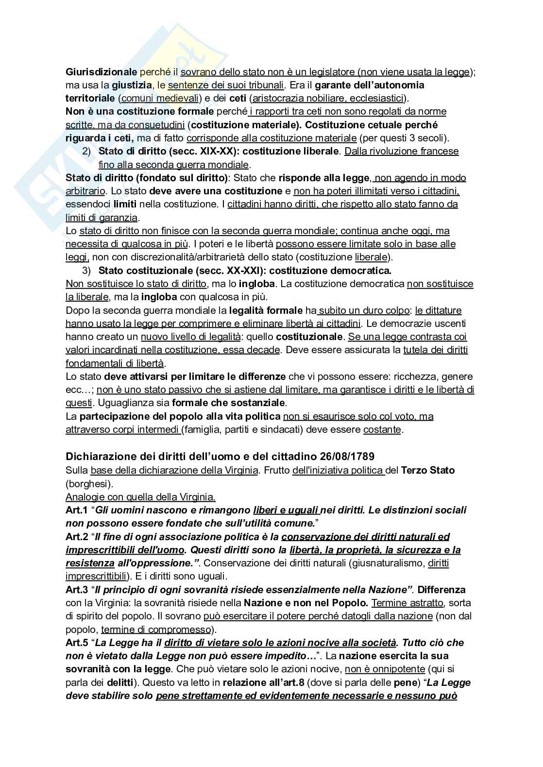 Riassunto esame Storia del diritto moderno e contemporaneo, Prof. Tavilla Elio, libro consigliato Tempi del diritto, Tavilla Pag. 6