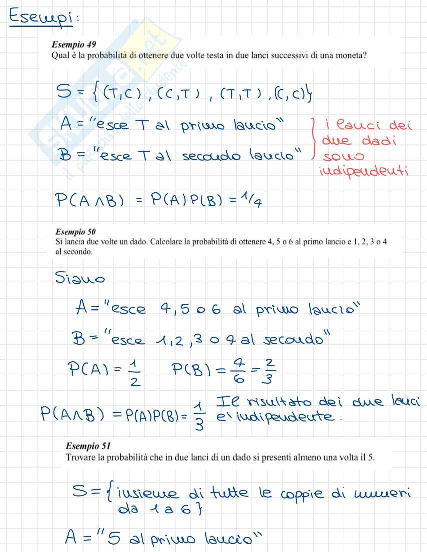 Appunti completi Probabilità e statistica Pag. 21