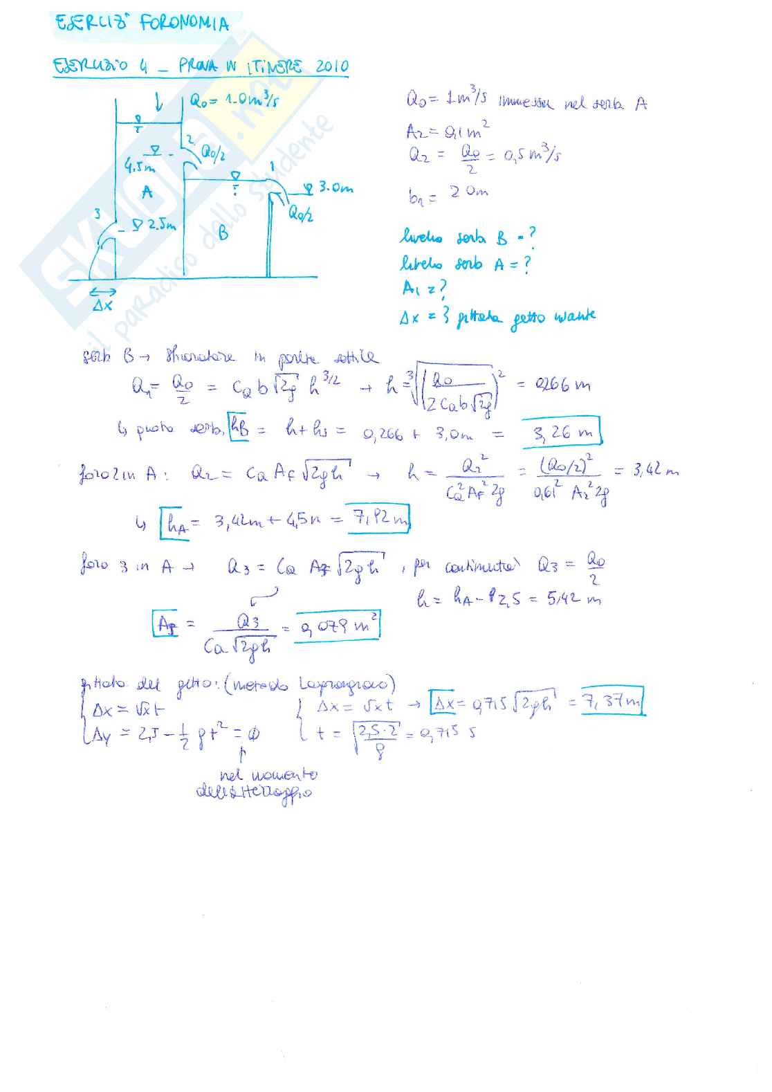 Domande aperte per esame di Idraulica Pag. 21