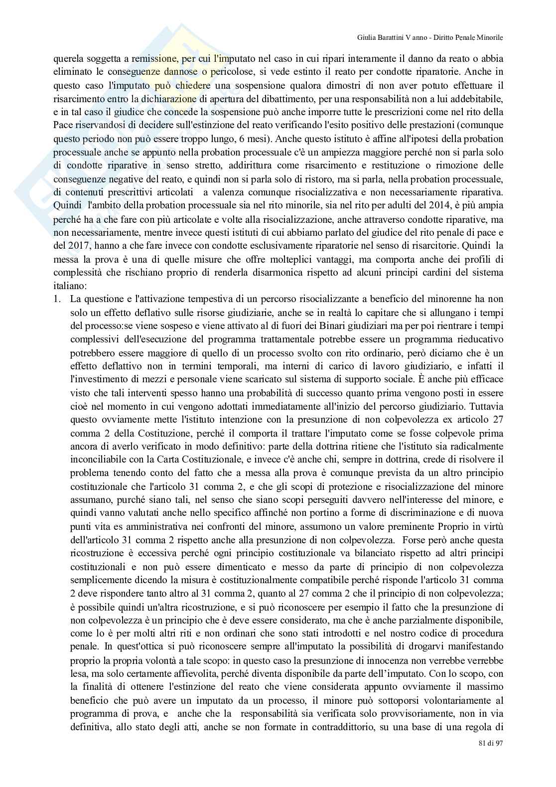 Diritto penale menale minorile Pag. 81