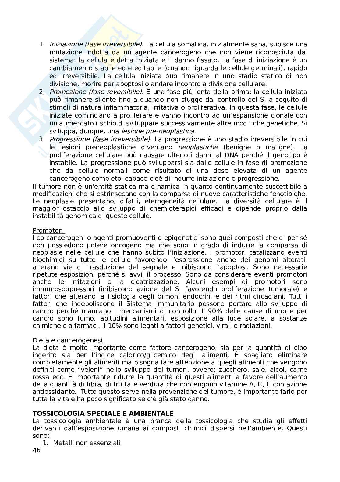 Tossicologia generale Pag. 46
