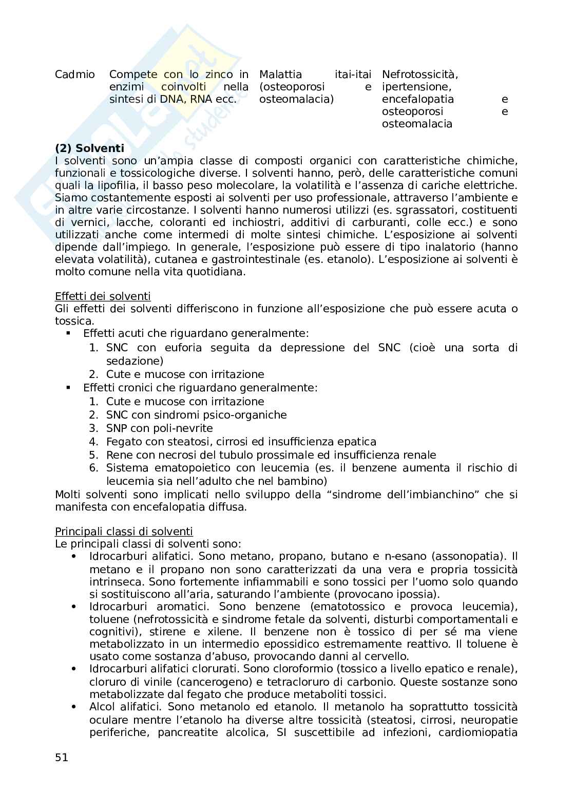 Tossicologia generale Pag. 51