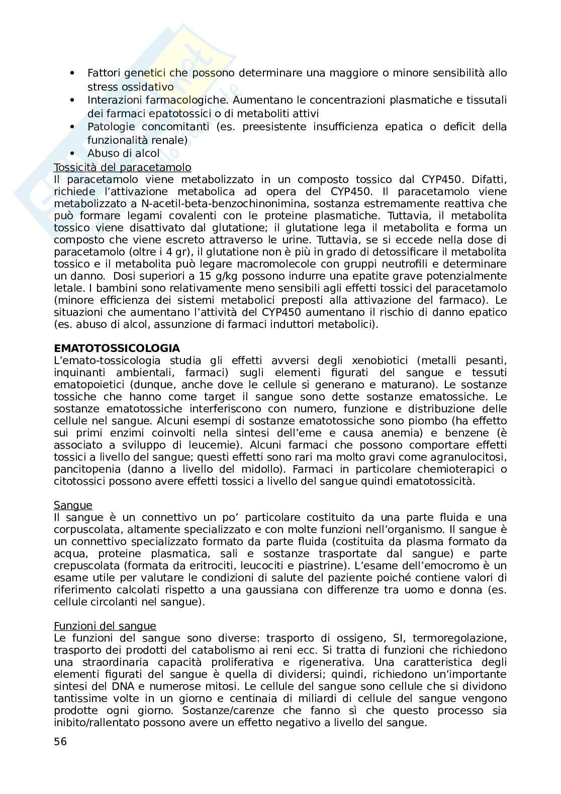Tossicologia generale Pag. 56