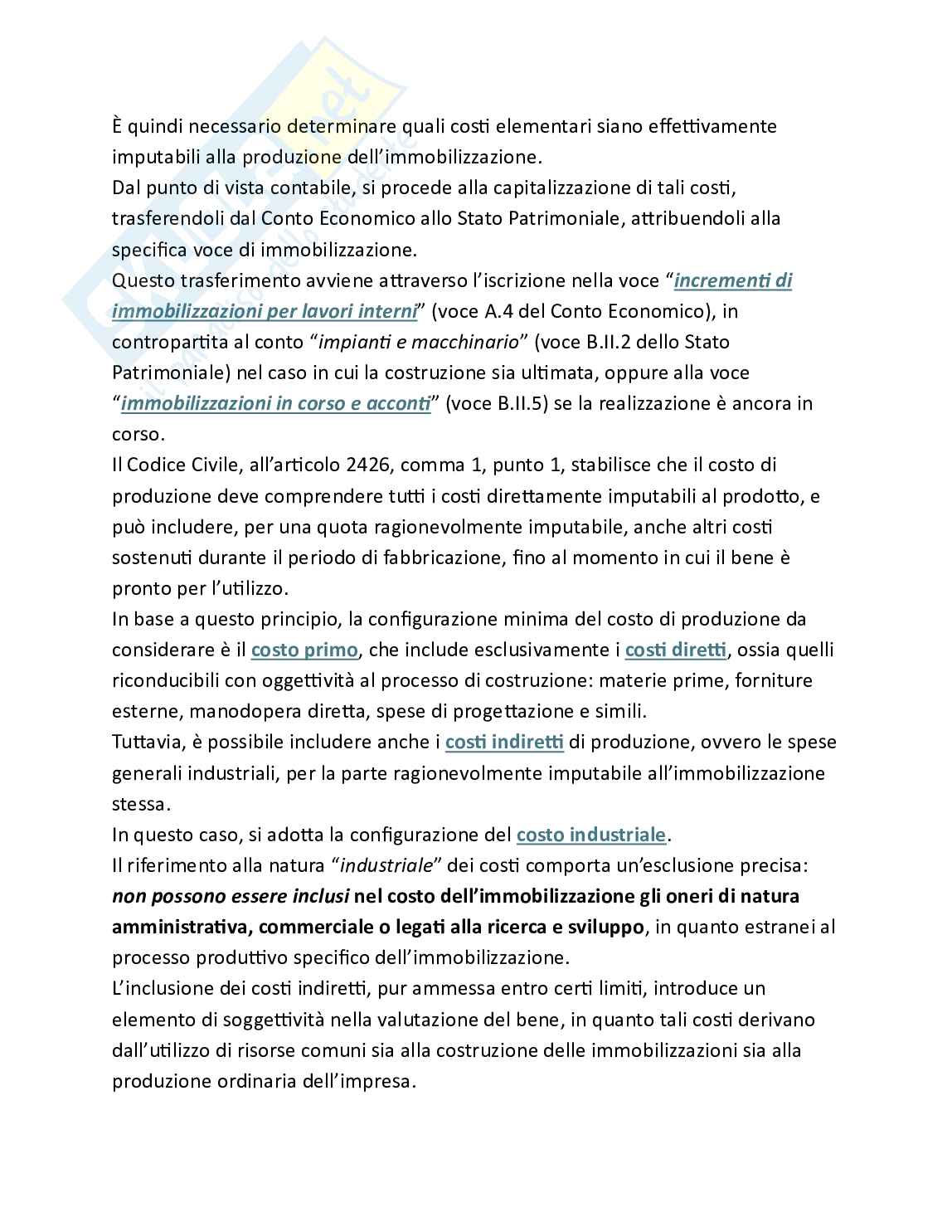 Bilancio e analisi economico-finanziaria - Teoria, parte 5 - I criteri di valutazione Pag. 21