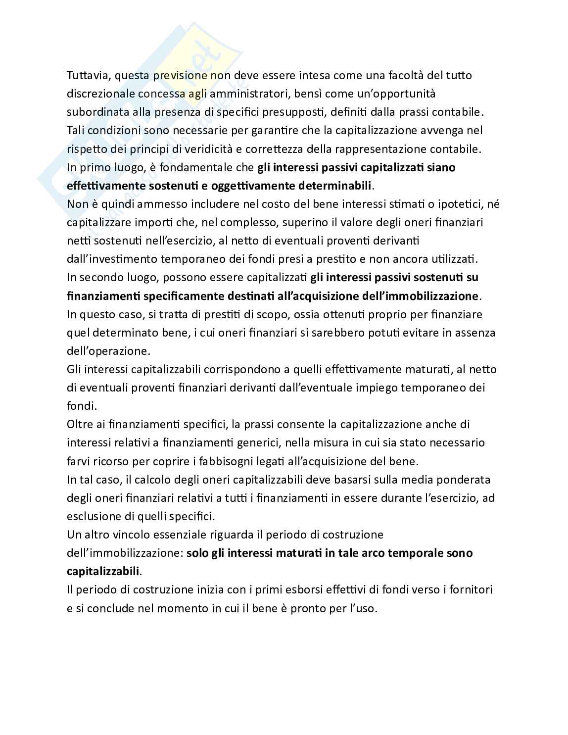 Bilancio e analisi economico-finanziaria - Teoria, parte 5 - I criteri di valutazione Pag. 26