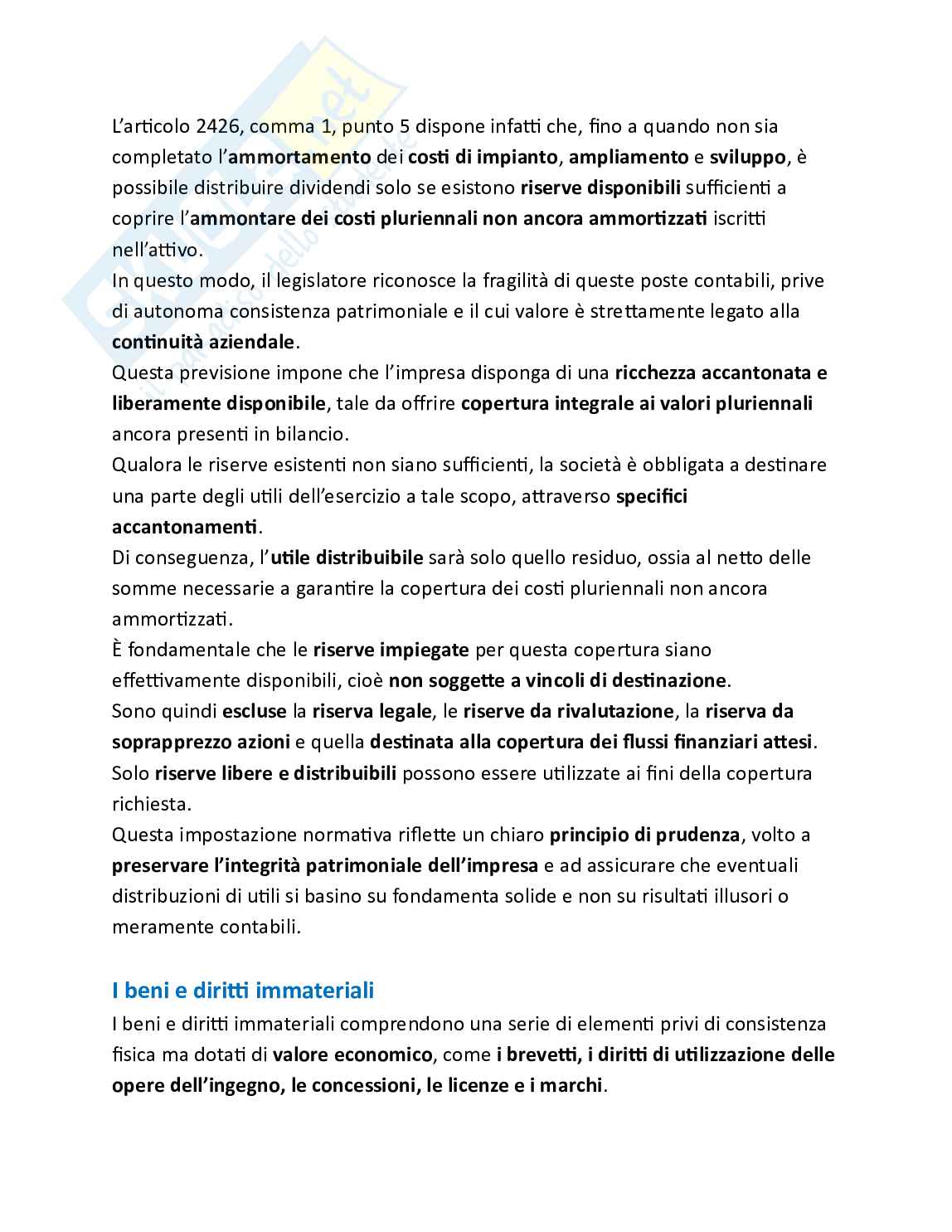 Bilancio e analisi economico-finanziaria - Teoria, parte 5 - I criteri di valutazione Pag. 61