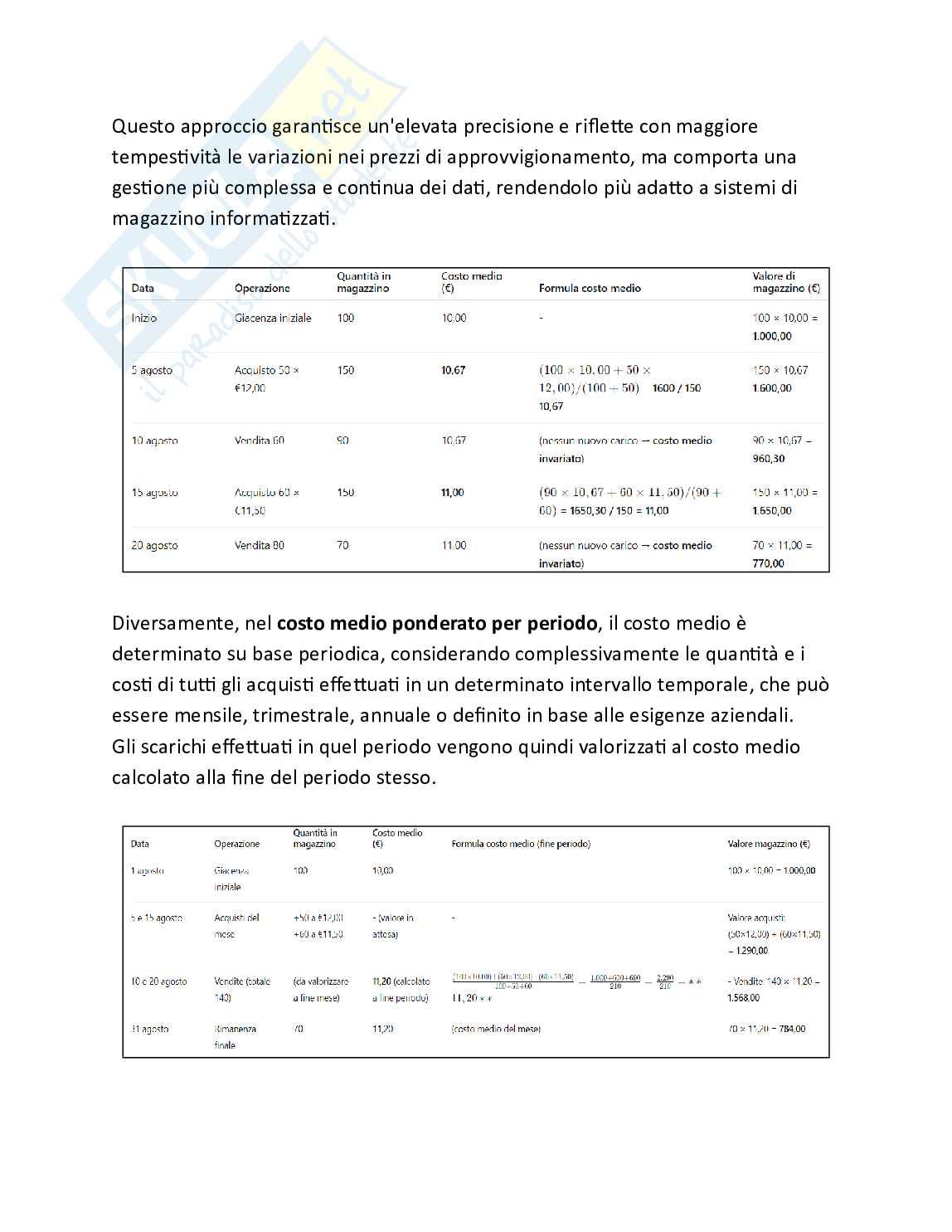 Bilancio e analisi economico-finanziaria - Teoria, parte 5 - I criteri di valutazione Pag. 86