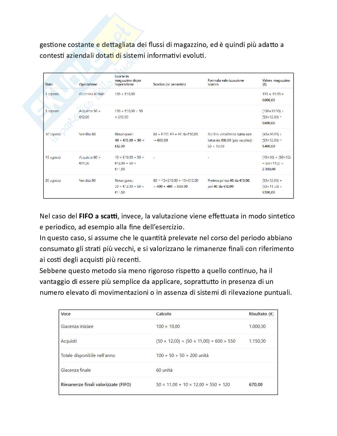 Bilancio e analisi economico-finanziaria - Teoria, parte 5 - I criteri di valutazione Pag. 91