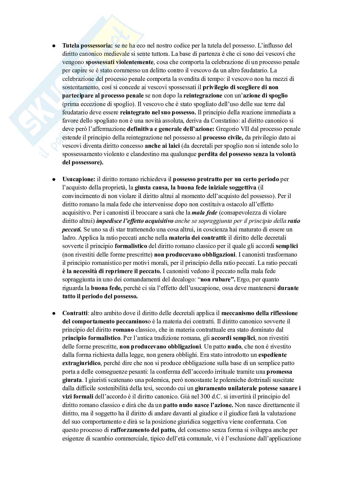 Fonti Diritto canonico  Pag. 2