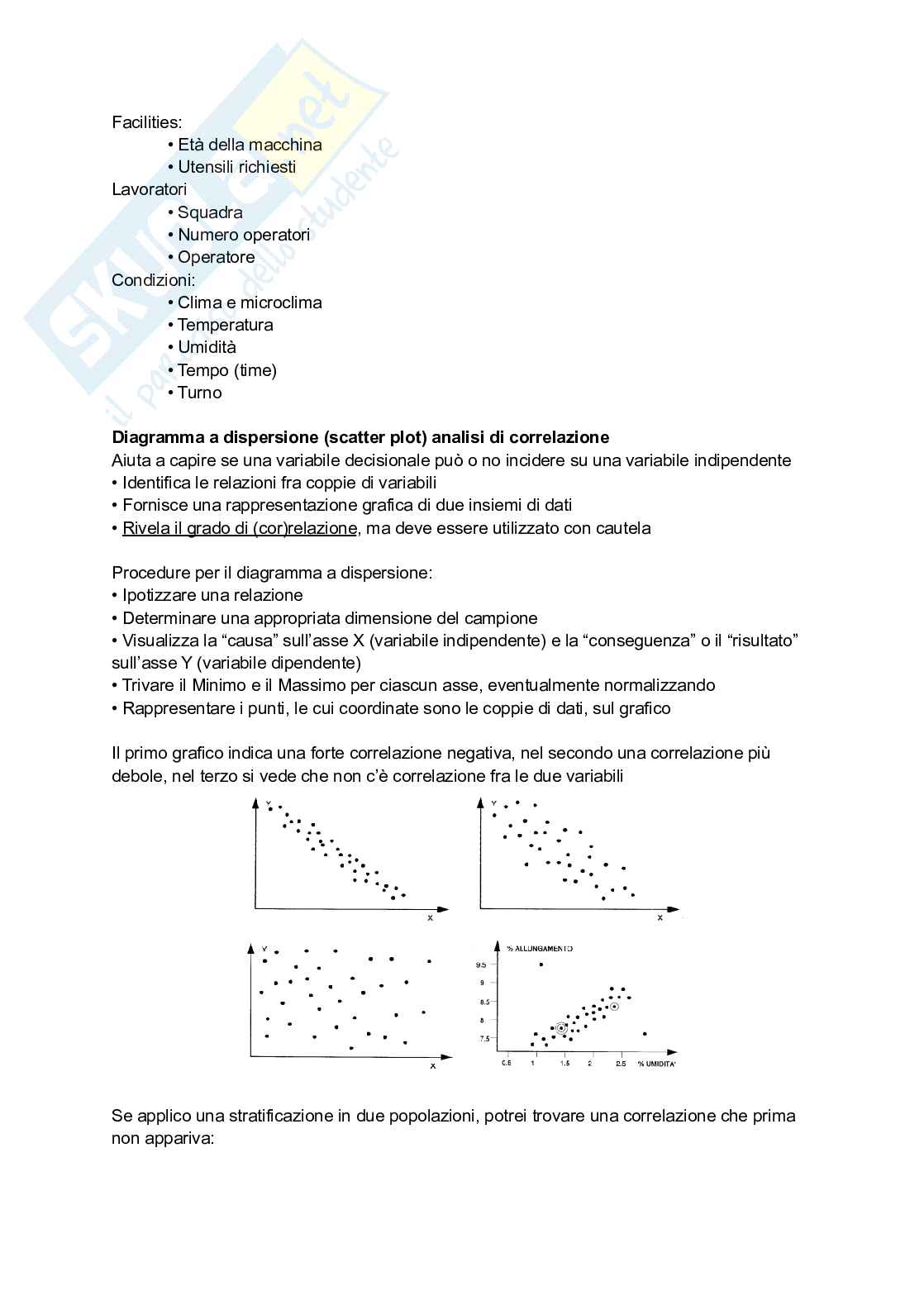 Appunti di Gestione della qualità e SGA Pag. 56
