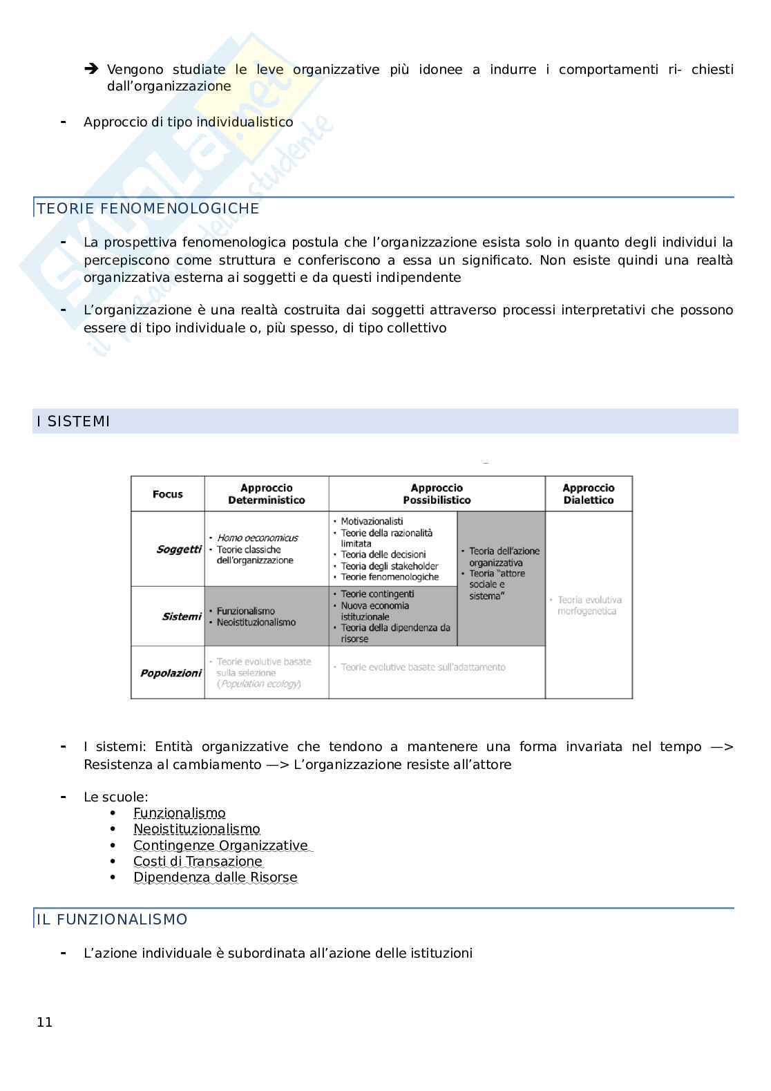 Governo e Gestione aziendale Pag. 11