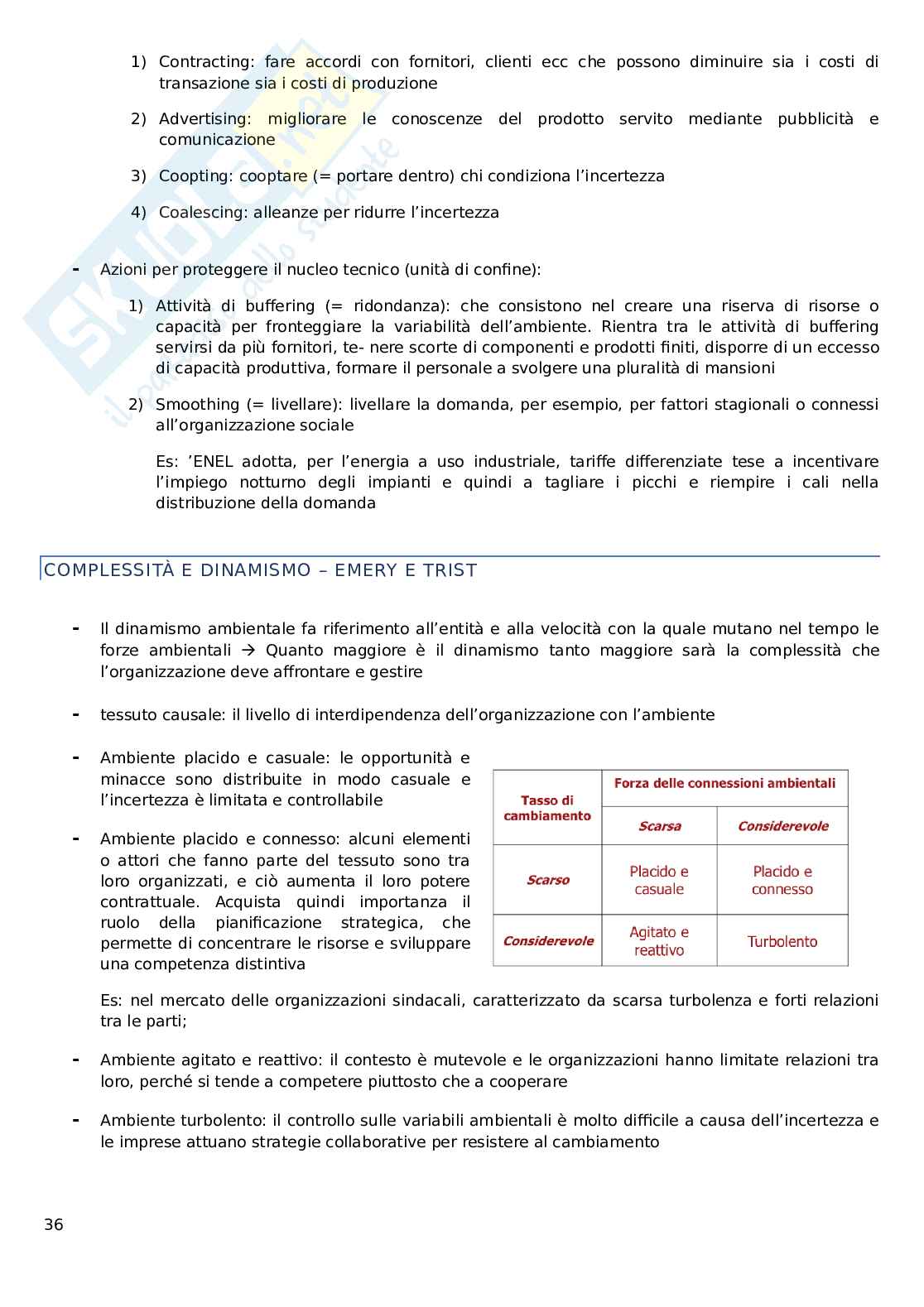 Governo e Gestione aziendale Pag. 36