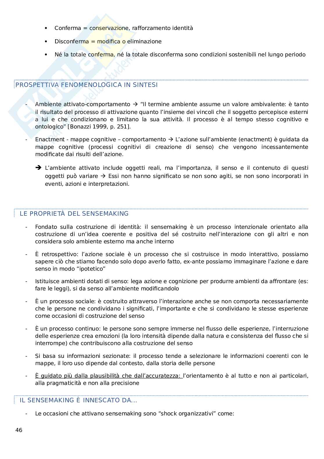 Governo e Gestione aziendale Pag. 46