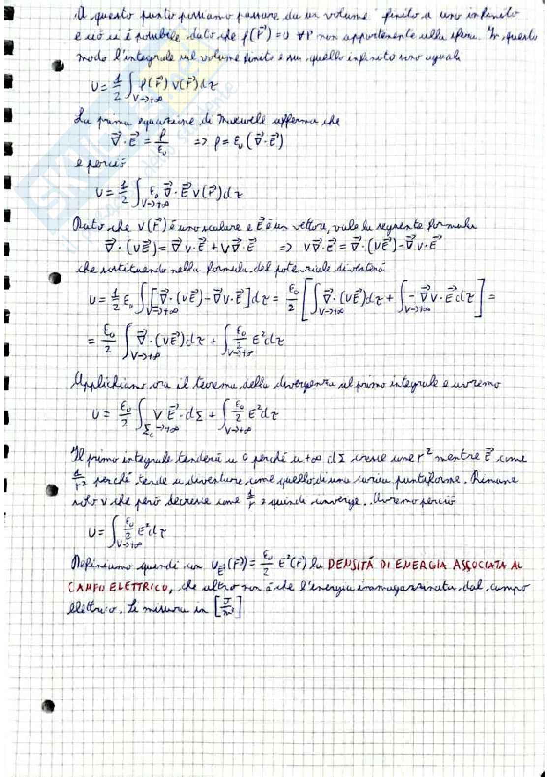 Riassunto esame Fisica 2, Prof. Barucca Gianni, libro consigliato Elementi di fisica - Elettromagnetismo e onde, Mazzoldi, Nigro, Voci Pag. 21