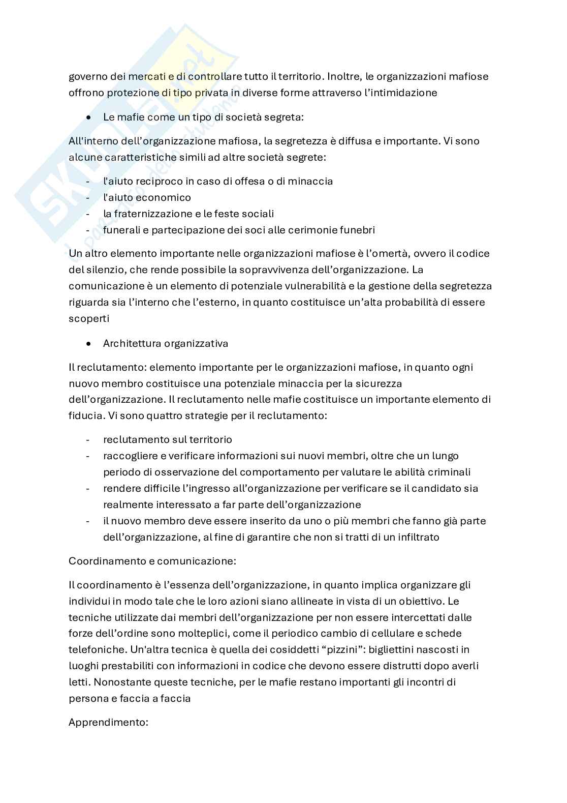 Organizzazioni mafiose Pag. 2