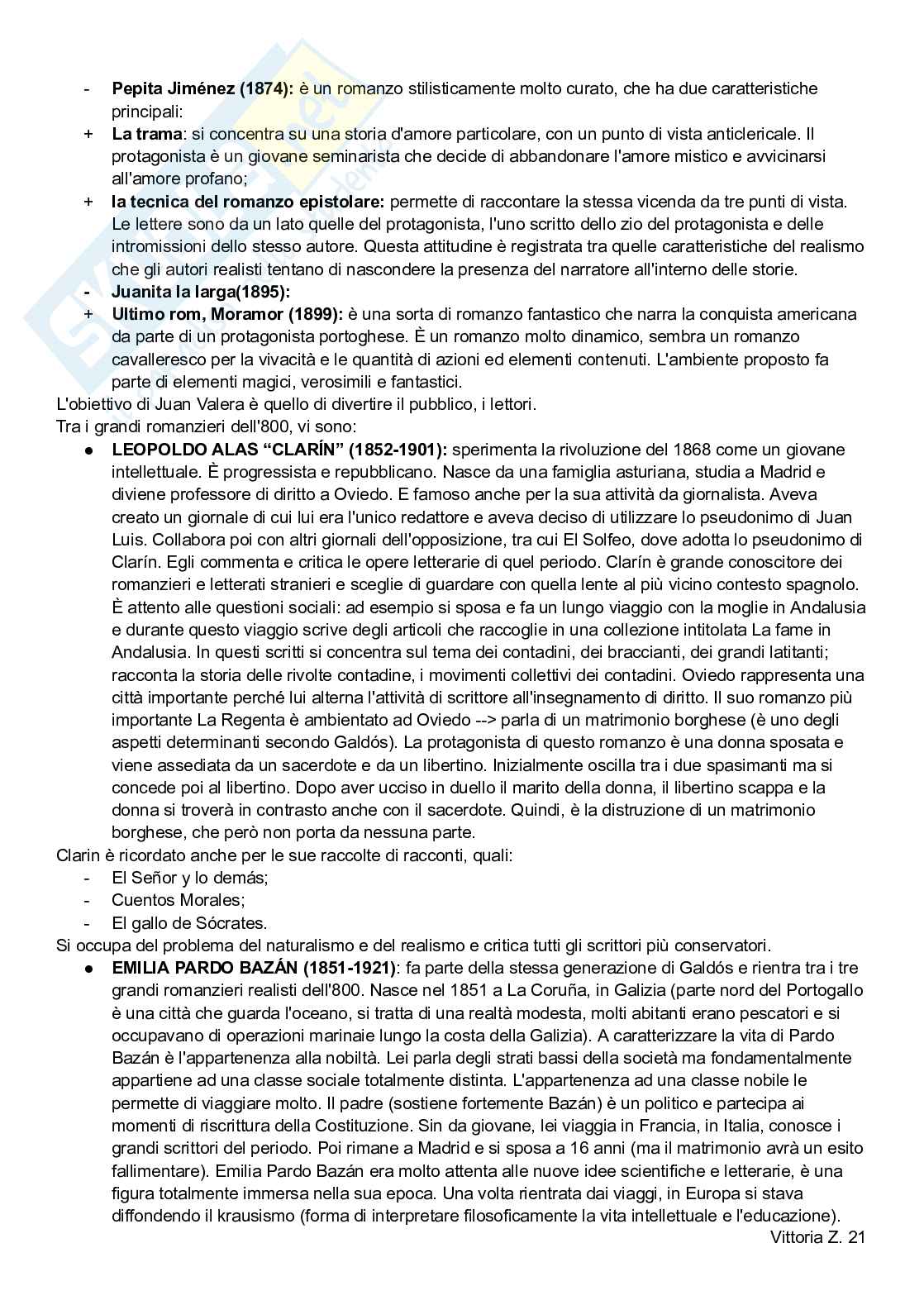 Appunti lezioni e necessario per esame Letteratura spagnola Pag. 21
