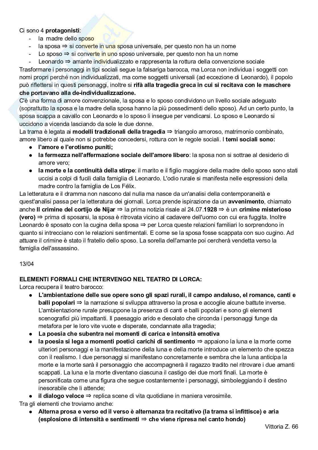 Appunti lezioni e necessario per esame Letteratura spagnola Pag. 66