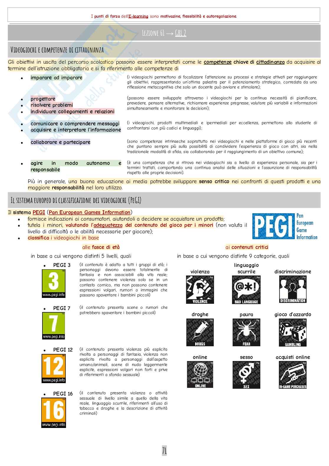 Psicologia dell'apprendimento Pag. 71
