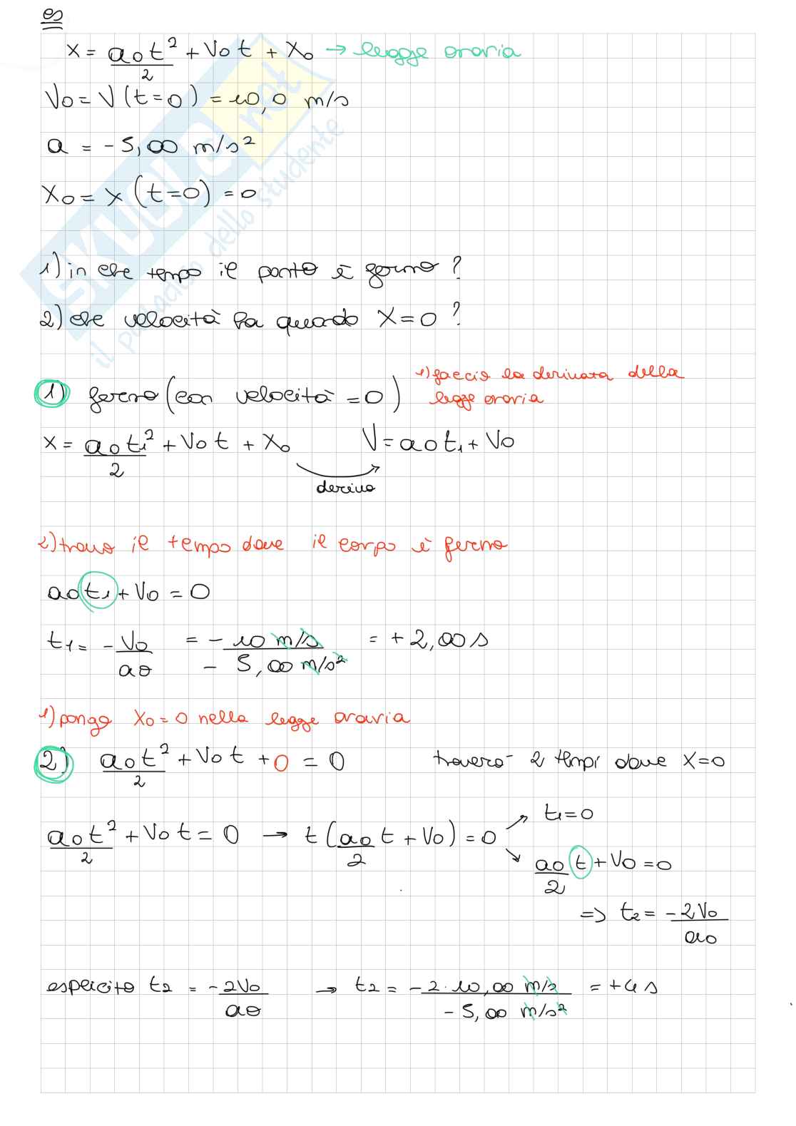 Velocità ed accelerazione Pag. 6