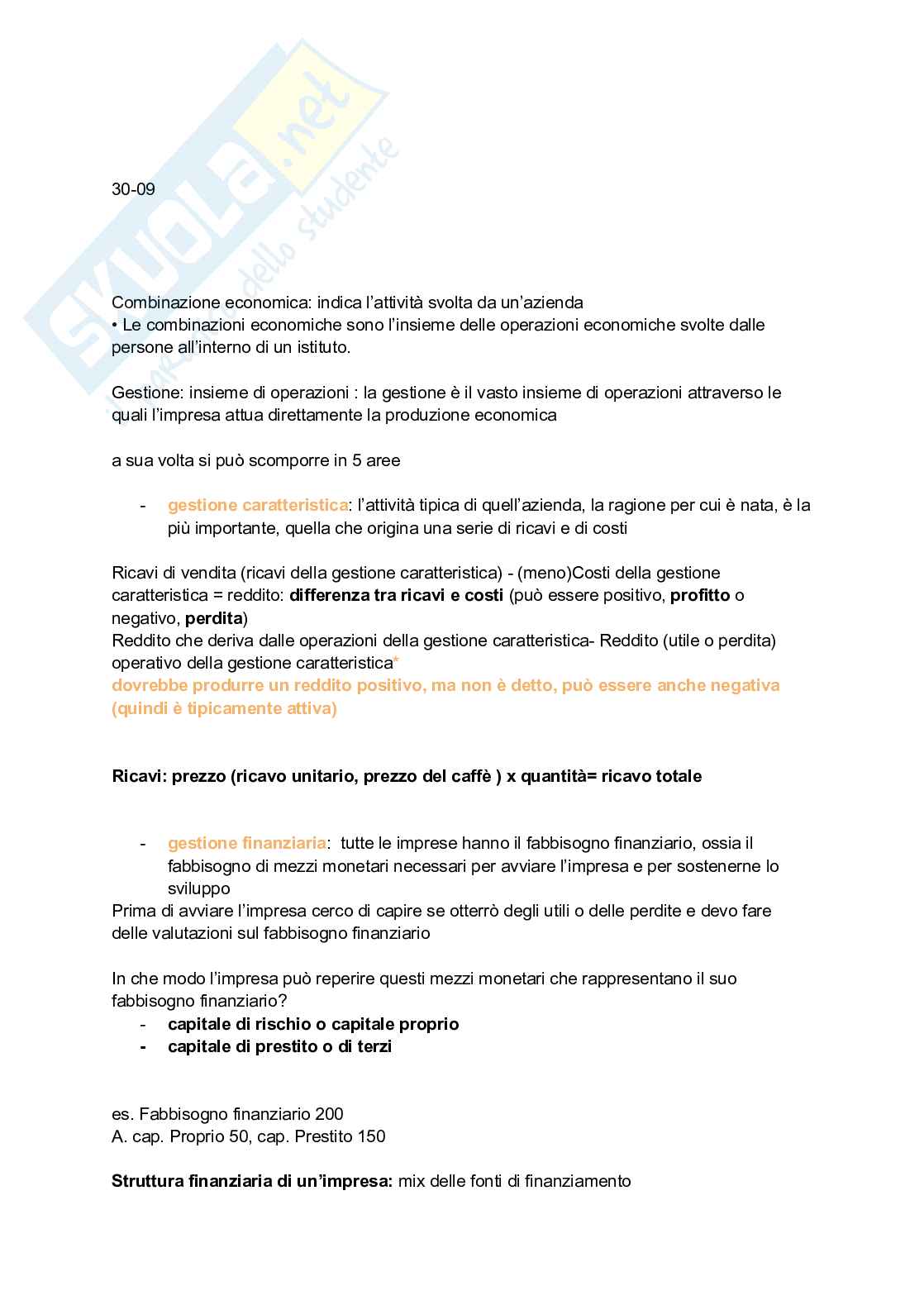Appunto economia aziendale Pag. 6