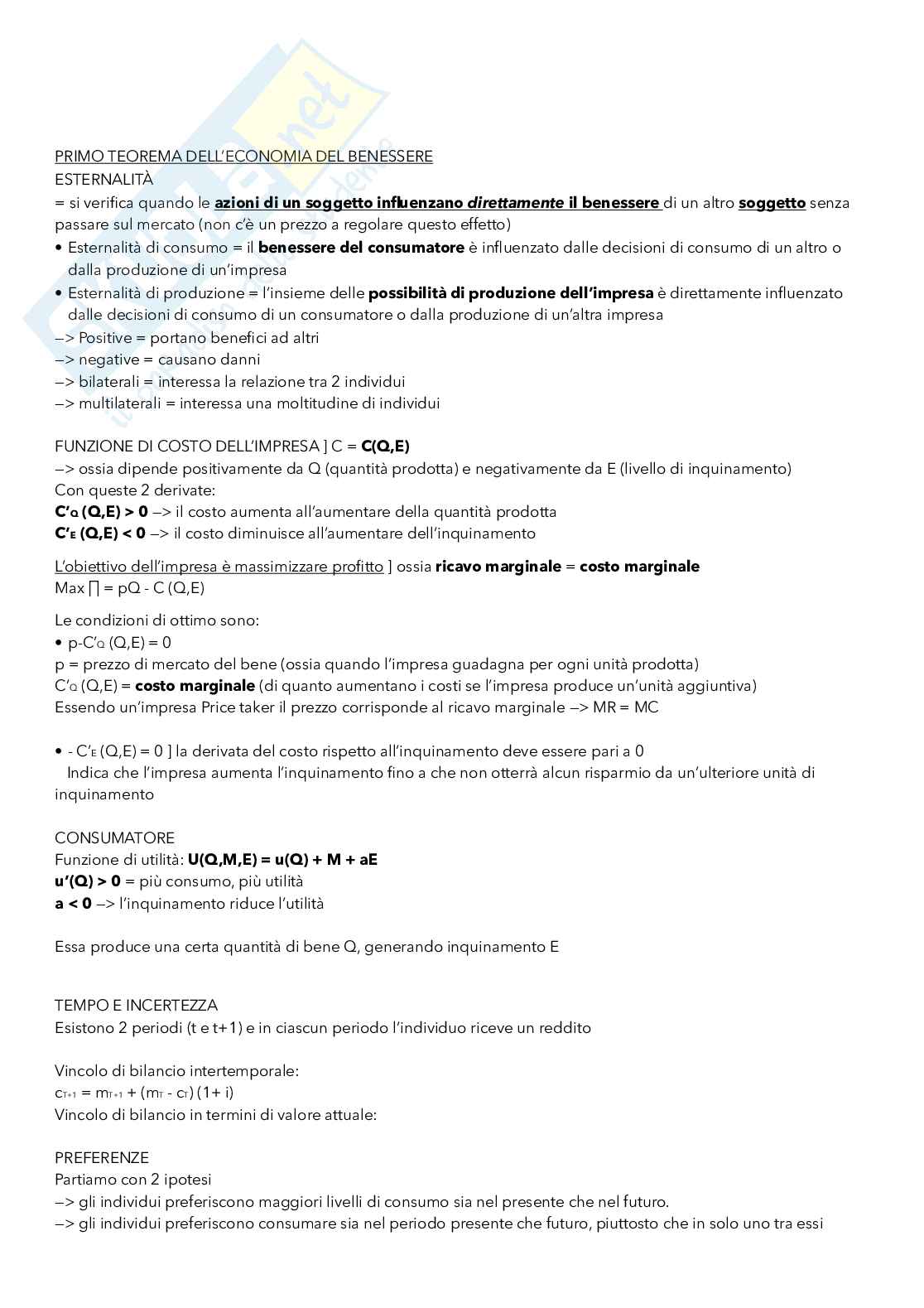 Appunti di Politica economica Pag. 31
