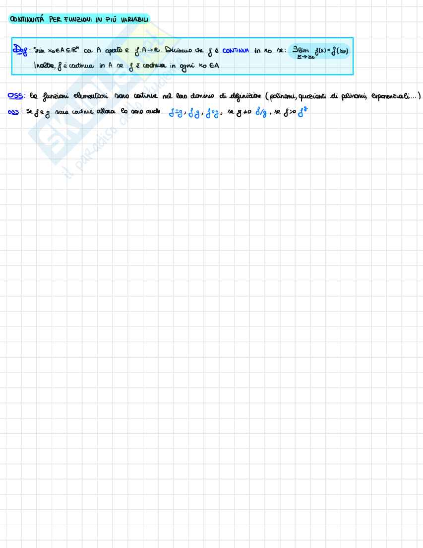 Appunti di Analisi matematica 2 sulle funzioni a più variabili - Parte 1 Pag. 6